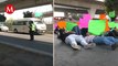Familiares bloquean Periférico Norte para exigir justicia por pareja atropellada por policías