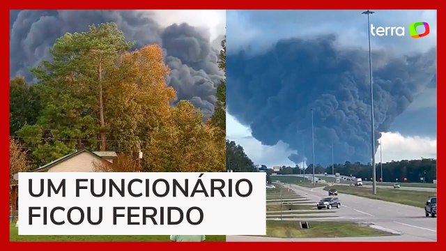 Pessoas buscam abrigo após explosão em fábrica de produtos químicos no Texas
