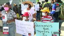 Familiares de marinos desaparecidos exigen resultados a la base naval de Acapulco