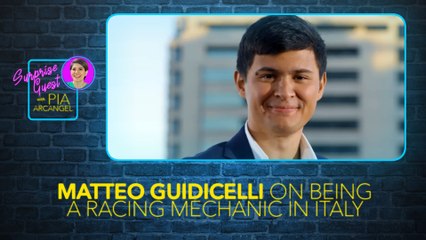 Matteo Guidicelli, nagkuwento tungkol sa pagiging mechanic sa Italy | Surprise Guest with Pia Arcangel