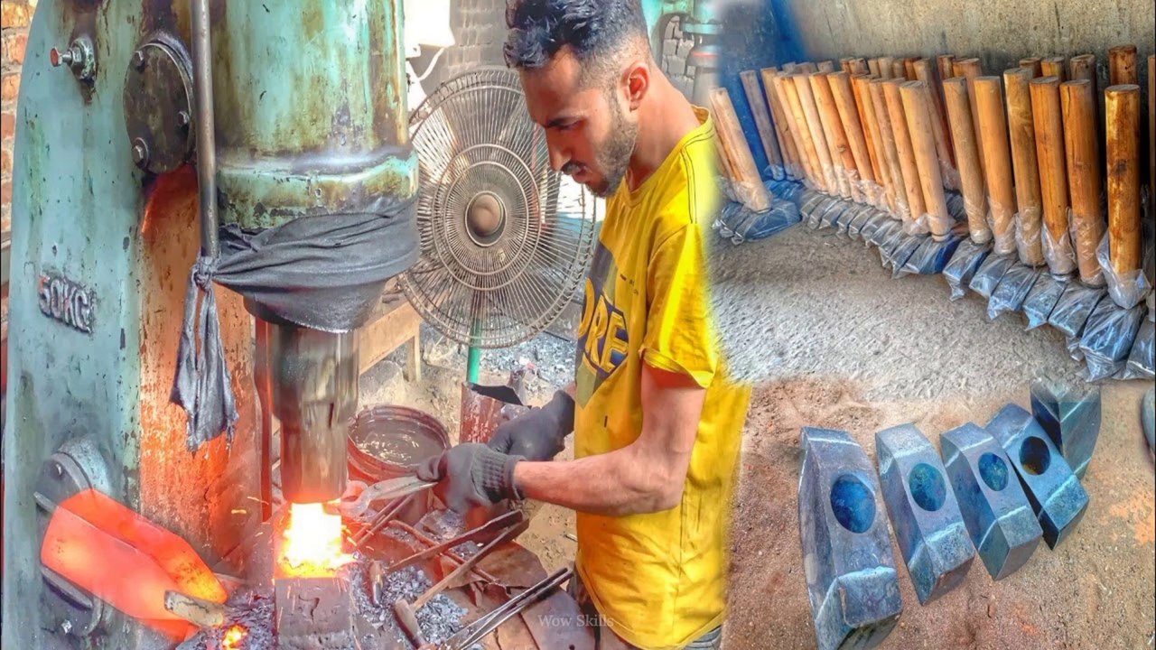 Amazing forging process of hammer tool making factory Most Incredible Hammer Forging Process