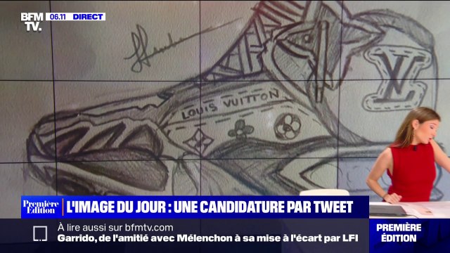 Avec ses croquis, un collégien espère obtenir un stage d'observation au sein de Louis Vuitton