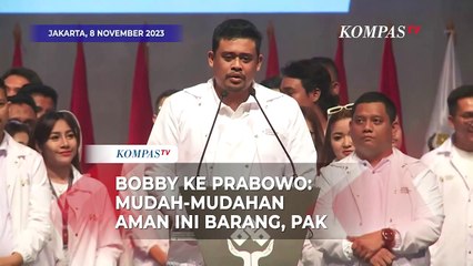 Kata Bobby ke Prabowo: Mudah-mudahan Aman Ini Barang, Pak