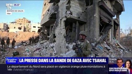 Les images de la bande de Gaza, filmées par des journalistes aux côtés de l'armée israélienne