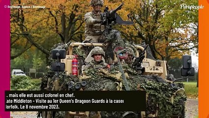 PHOTOS Kate Middleton transformée en militaire : loin de William, elle retrouve le sourire entourée de soldats !