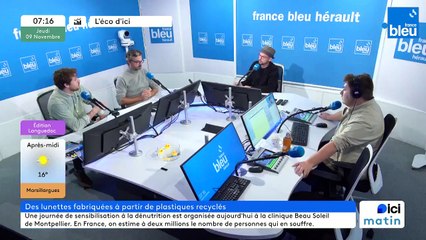 L'Eco d'Ici-  Des lunettes fabriquées à partir de plastiques recyclés à Lunel