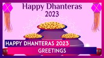 Happy Dhanteras 2023 Greetings, Whatsapp Messages, Wishes And Images For First Day Of Diwali