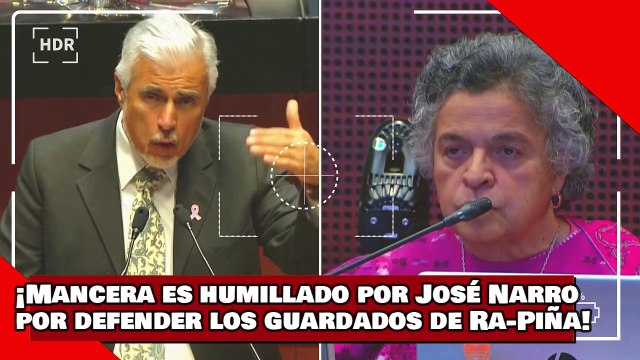 ¡VEAN! ¡Mancera es humillado por José Narro por defender los guardaditos del poder per-judicial!