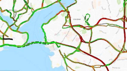 İstanbul’da trafik yoğunluğu yüzde 80’e kadar çıktı