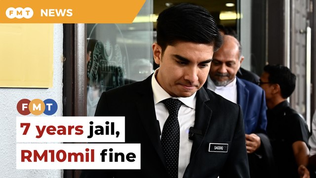 Syed Saddiq jailed 7 years, fined RM10mil