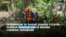 Ditemukan di Dasar Sungai Cicatih, Remaja Tenggelam di Muara Cibadak Sukabumi