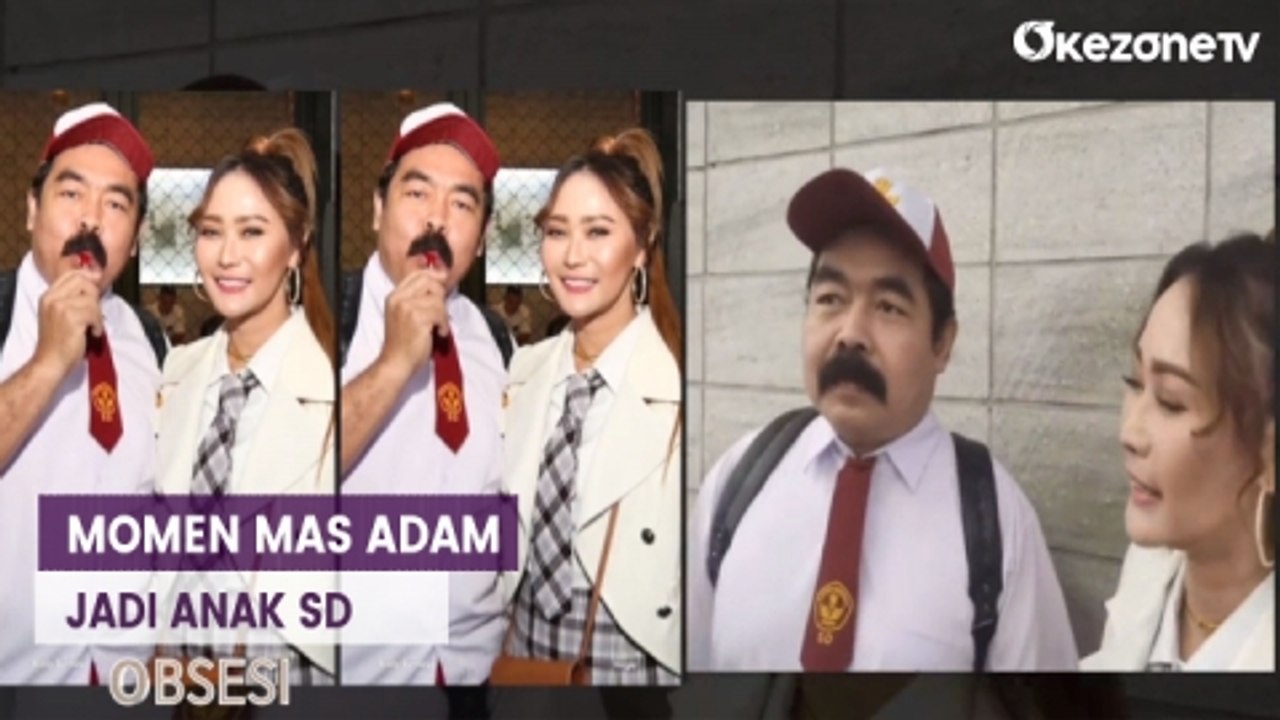 Suami Rasa Besti, Mas Adam Turuti Inul Daratista Berdandan Jadi Anak SD