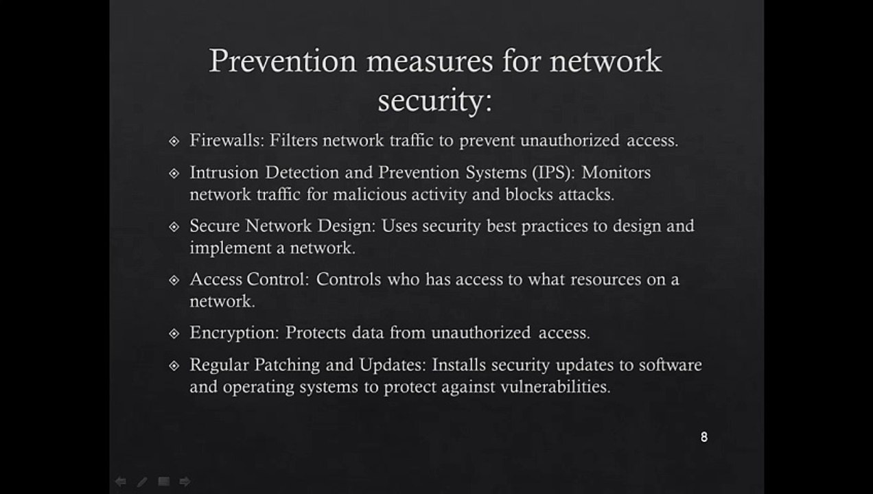 How network attacks can be prevented