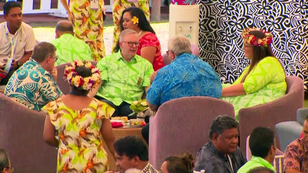 Prime Minister Anthony Albanese in Cook Islands for regional summit