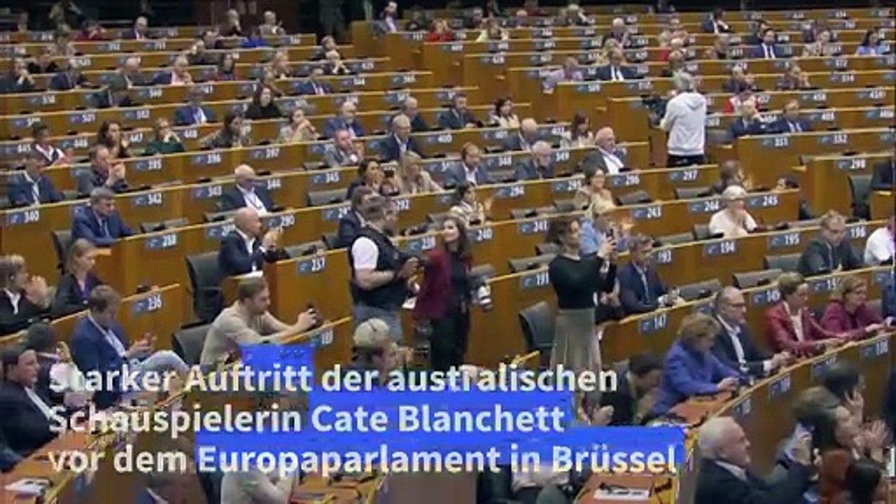 Cate Blanchett warnt vor "gefährlichen Mythen" über Migranten