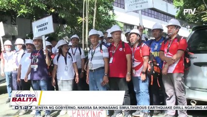 PTV4, lumahok sa  sa 4th quarter Nationwide Simultaneous Earthquake Drill