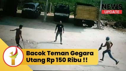 Pria Di Kampar Bacok Teman Gegara Utang Rp 150 Ribu Tak Kunjung Dibayar