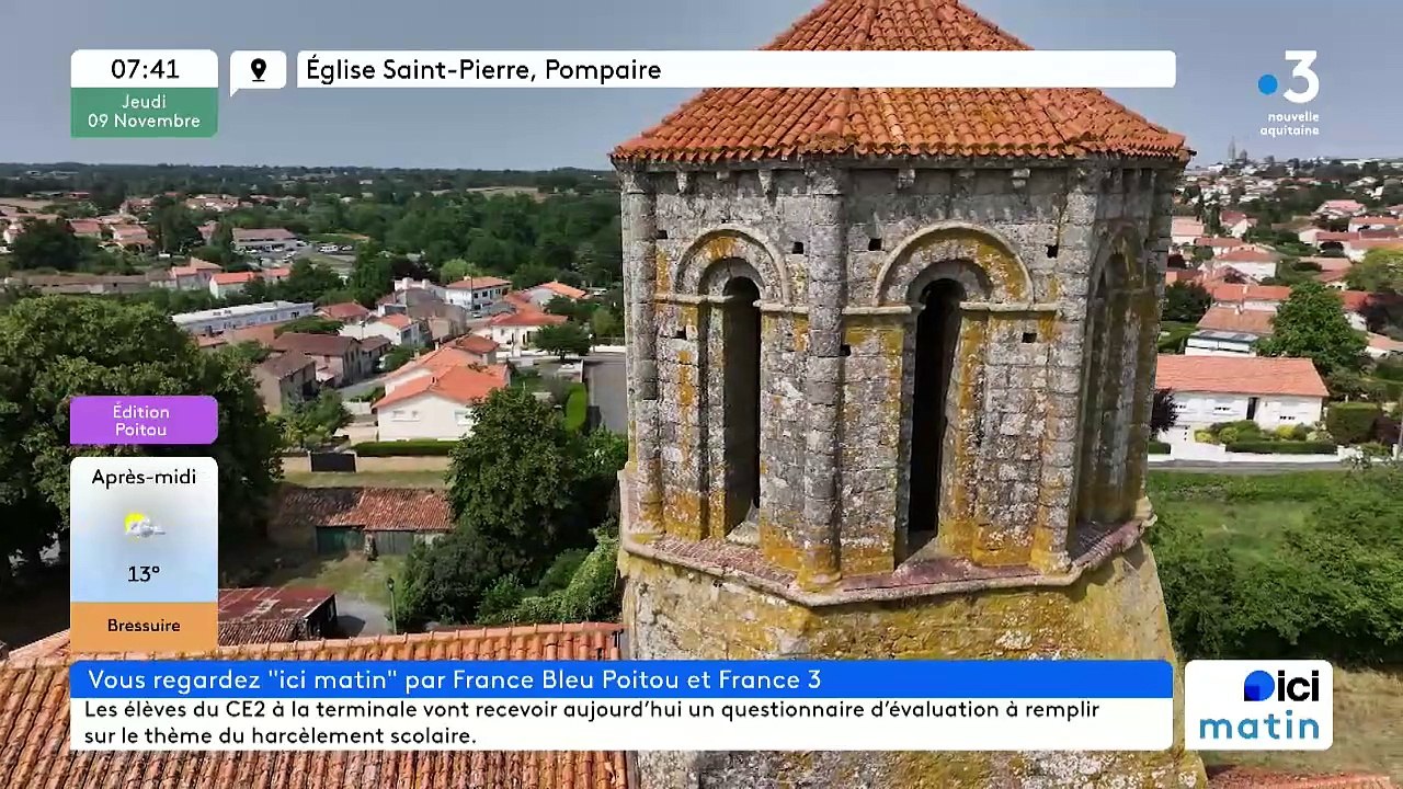 09/11/2023 - Le 6/9 de France Bleu Poitou en vidéo