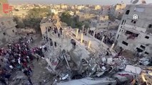 İsrail'in Gazze Şeridi'ne düzenlediği saldırılar devam ediyor