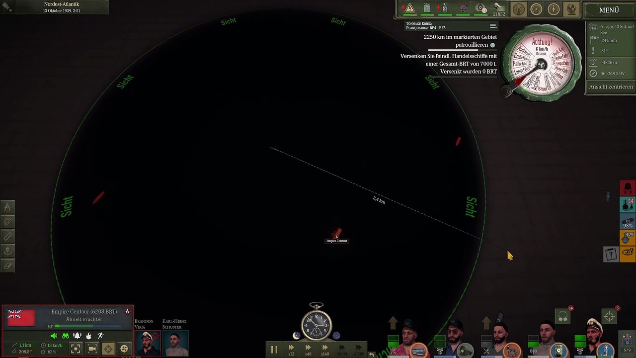 Uboat - todesfalle atlantik - gameplay - deutsch - u boat