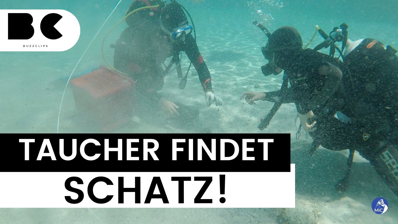 Hobbytaucher entdeckt versunkenen Schatz
