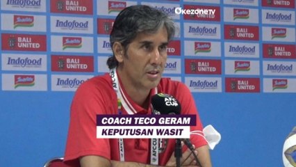 Bali United Kalah Kontroversial, Stefano Cugurra Geram Keputusan Wasit yang Rugikan Timnya
