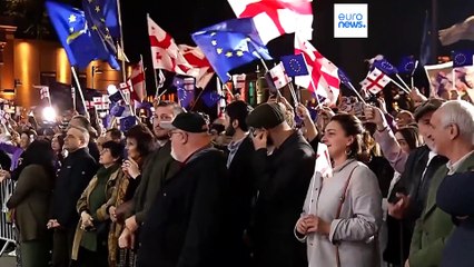 Georgianos celebram recomendação de Bruxelas com vista à adesão à UE