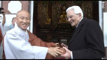 Mattarella in Corea del Sud visita il Tempio Haeinsa a Daegu