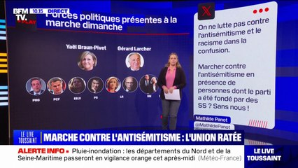 下载视频: LES ÉCLAIREURS - Quelles personnalités politiques seront présentes lors de la marche contre l'antisémitisme?