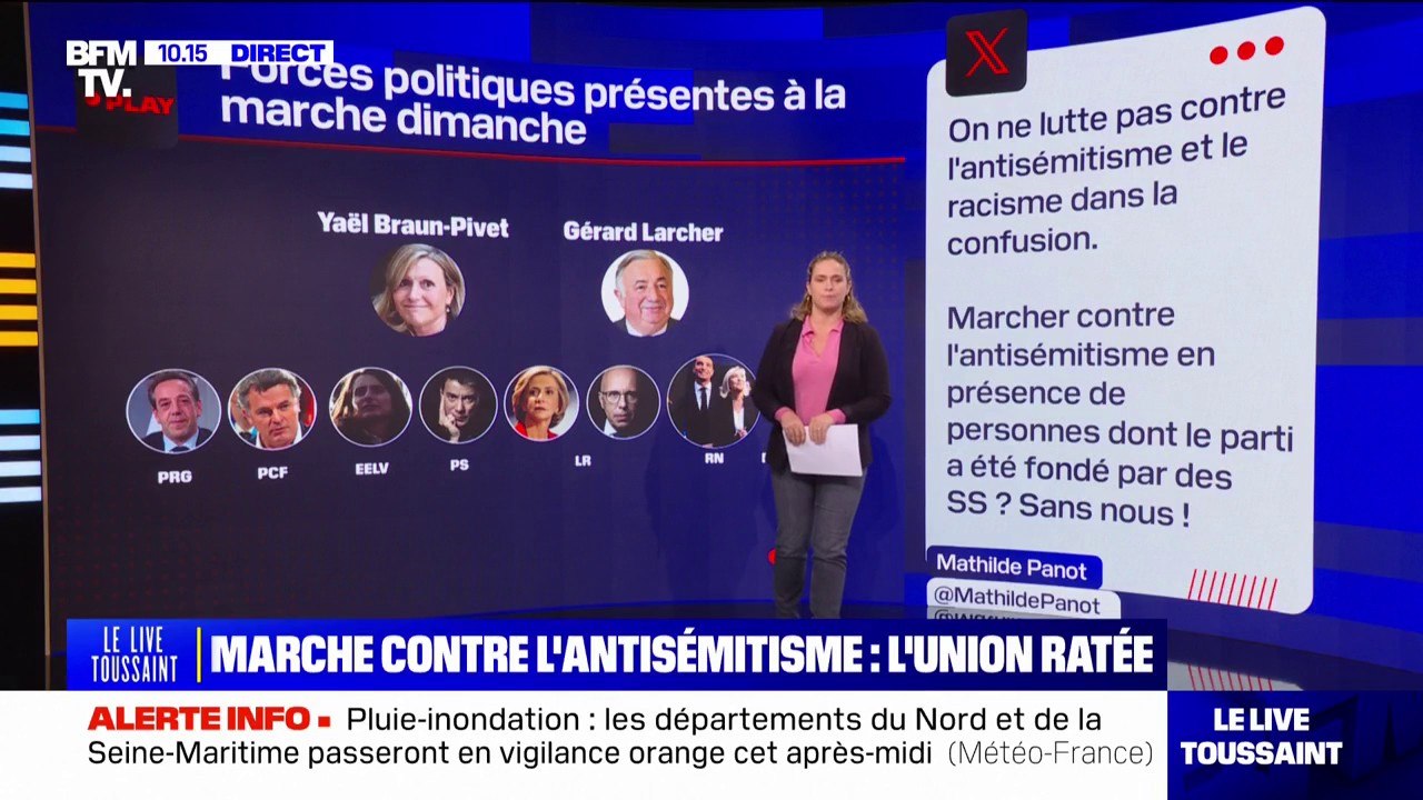 LES ÉCLAIREURS - Quelles personnalités politiques seront présentes lors de la marche contre l'antisémitisme?