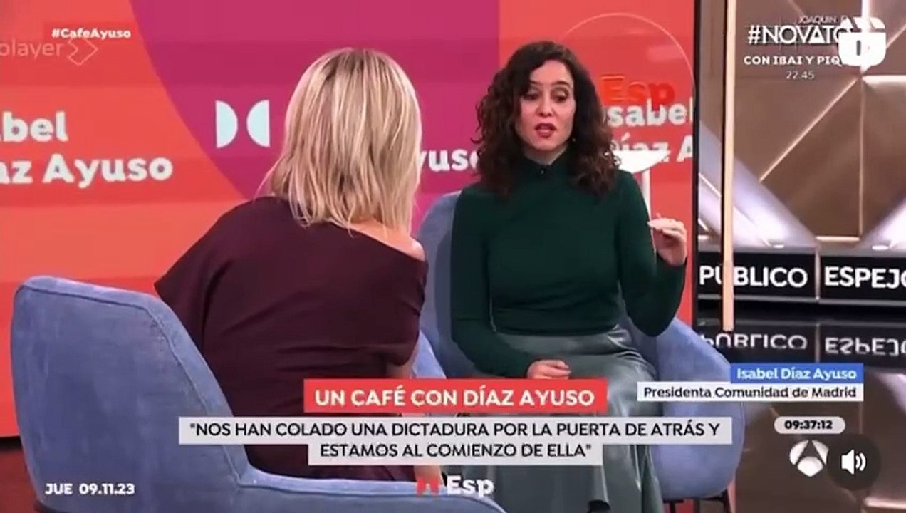Ayuso te explica en dos minutos por qué Sánchez “nos ha colado una dictadura”