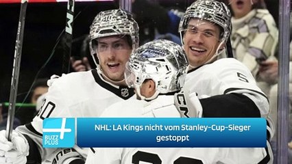 NHL: LA Kings nicht vom Stanley-Cup-Sieger gestoppt