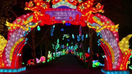 Festival de Linternas Asiáticas en el Parque Mágicas Navidades de Torrejón de Ardoz