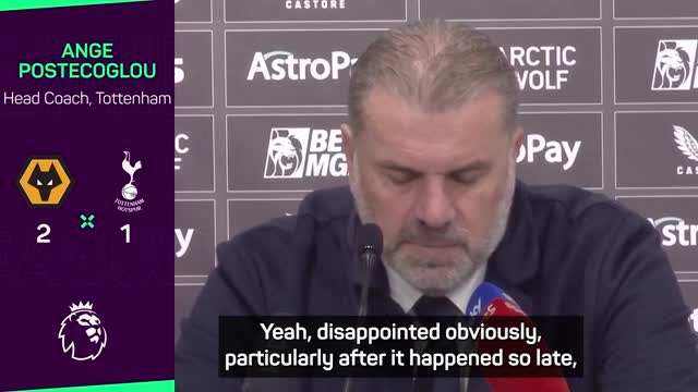 Postecoglou rues 'the pain of football' after shock defeat