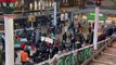 Preston station visited by pro-Palestinian flashmob