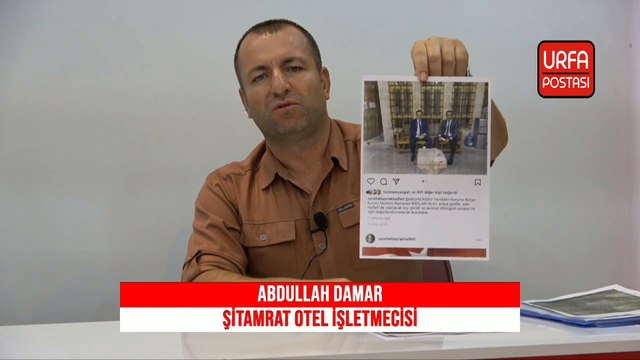 Halfeti Şitamrat Hotel sahibi: Şeref Albayrak kamuoyunu yanlış bilgilendiriyor