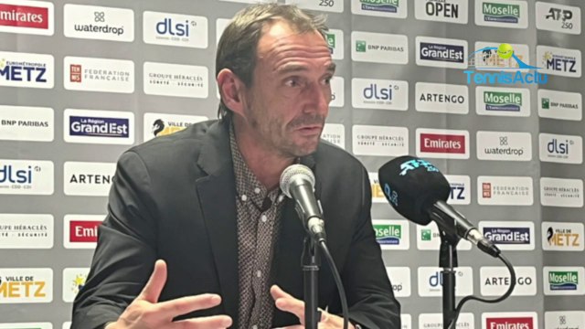 Tennis - Moselle Open 2024 - Julien Boutter, le directeur du Moselle Open, explique la non wild-card à Harold Mayot : J'étais redevable envers Fabio Fognini et je ne regrette absolument pas mon choix