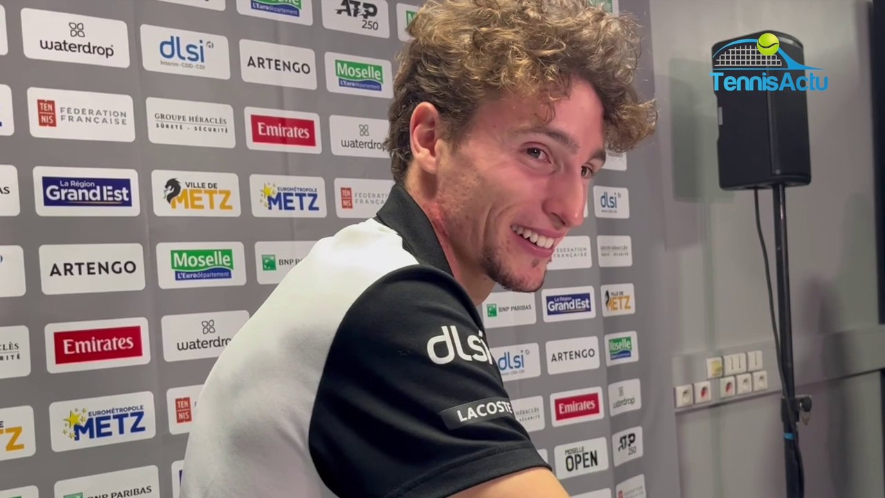 Ugo Humbert, titré à la maison au Moselle Open : "C'était un rêve de gosse, je suis sur mon nuage"