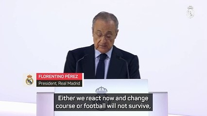 'European Super League more necessary than ever' - Perez