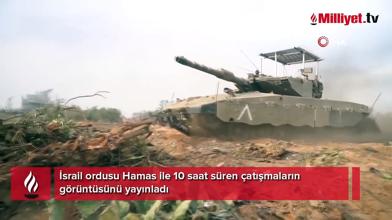 İsrail ordusu Hamas ile 10 saat süren çatışmaların görüntüsünü yayınladı