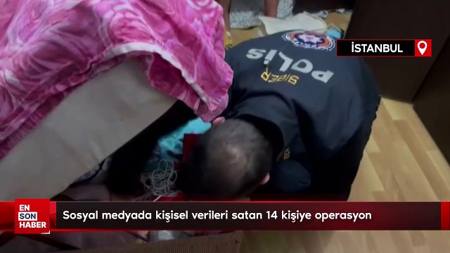 Sosyal medyada kişisel verileri satan 14 kişiye operasyon