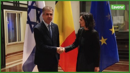 Conflit israélo-palestinien - La ministre Lahbib reçoit son homologue israélien et des membres de familles d'otages