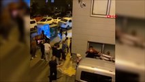 Esenler'de sokak ortasında tekme tokat saldırdılar