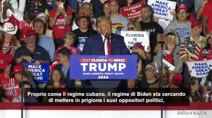 Donald Trump diserta il dibattito repubblicano ma attacca Biden
