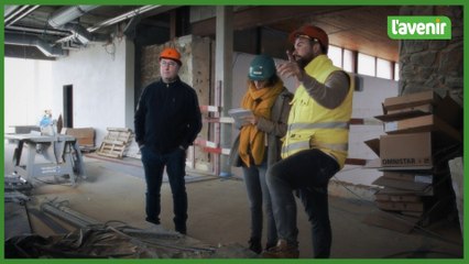 Visite du chantier de la nouvelle piscine d'Athus