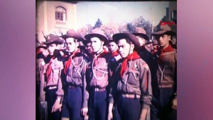 Atatürk'ün naaşının Anıtkabir'e naklinin renkli görüntüleri ortaya çıktı