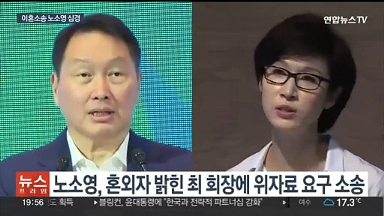 최태원 이혼소송 2라운드…노소영 "30여년 결혼생활 이렇게 막내려 참담"