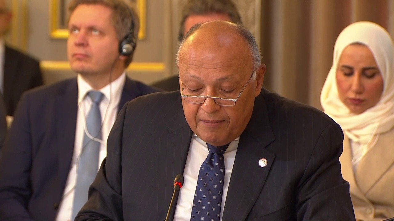 Gaza: le ministre des Affaires étrangères égypt...