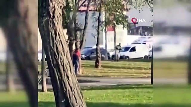 İstanbul'un göbeğinde güpe gündüz silahlı çatışma