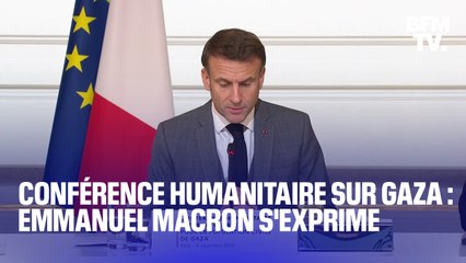 Emmanuel Macron appelle pour la première à "un cessez-le-feu" entre Israël et le Hamas